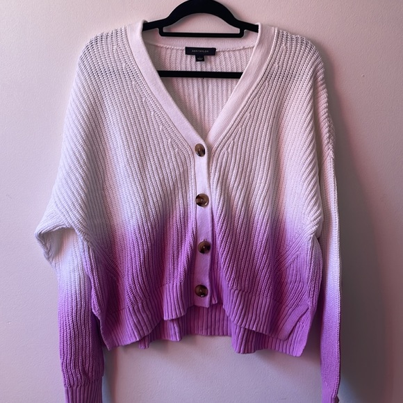 Ann Taylor Ombre Knit Cardigan Sweater in size L - Picture 3 of 6